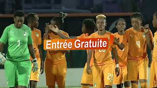 SPOT ELIMINATOIRES CAN FEMININE 2024  COTE DIVOIRE vs TANZANIE AU STADE DE YAMOUSSOUKRO A 15H30 [upl. by Itram25]