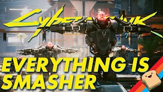 I Turned Everything Into the Hardest Boss Adam Smasher in CYBERPUNK 2077 [upl. by Cavill15]