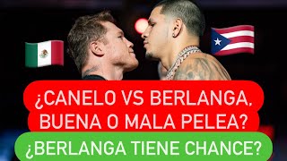 ¿CANELO VS BERLANGA LES GUSTA E ILUSIONA ESTA PELEA canelo [upl. by Willett482]