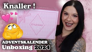 Endlich 🤩 Stylevana Adventskalender 2024 Unboxing 25 Türchen [upl. by Dugaid24]