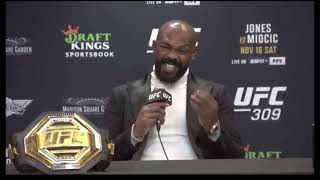 JON JONES explained why he DOESN’T LIKE TOM ASPINALL [upl. by Jamima282]