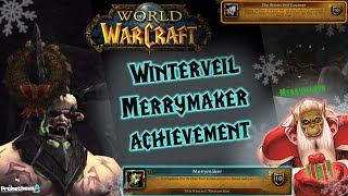 How to Complete the The Winter Veil Gourmet Achievement  Walkthough Guide  World of Warcraft [upl. by Slerahc]