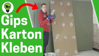 Gipskarton Kleben ✅ ULTIMATIVE ANLEITUNG Wie Rigipsplatten an Wand Kleben amp mit Perlfix Anbringen [upl. by Mic641]