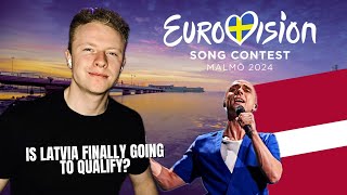 FIRST REACTION TO LATVIA EUROVISION 2024 Dons  Hollow [upl. by Anilrats70]