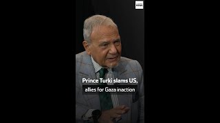 Prince Turki slams US allies for Gaza inaction [upl. by Annyrb]