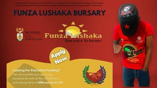 How to Apply Online for Funza Lushaka Bursary 💻 [upl. by Royal464]