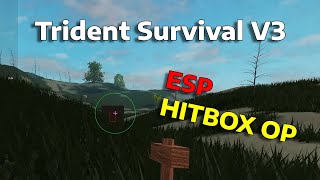 NEW Trident Survival V3 Script  ESP AND HITBOX OP [upl. by Paske162]