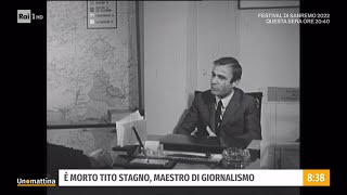 Il ricordo di Tito Stagno  Unomattina 01022022 [upl. by Laoj]