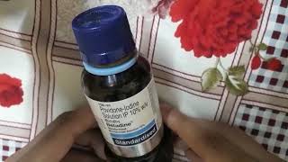 BETADINE Review  use of betadine  Povidone Iodine Solution in hindi [upl. by Mlehliw]