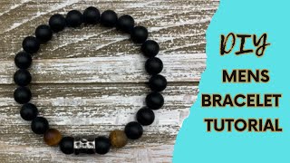 The BEST and EASIEST Mens Bracelet How to TUTORIAL [upl. by Eanrahc]