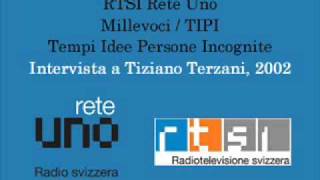 Tiziano Terzani  Intervista a Rete Uno Millevoci 2002 [upl. by Einner]