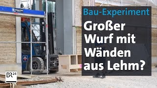 Verfügbar vor der Haustür Lehm als Grundlage für GroßbauWände  Abendschau  BR24 [upl. by Hogle547]