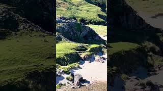 Golden Eagle Zip Line in Durness Rispond Beach  Scotland 2022 [upl. by Nilram]