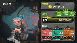 Splatoon 2  Turf War  Reaching Level 19 Star [upl. by Leoj]