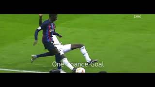 Ousmane Dembele vs Real Madrid 15012023  One Chance Goal [upl. by Savitt]