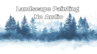 Winter Art Screensaver for TV  Landscape Paintings  No Audio  4 Hours  TV Wallpaper [upl. by Elbag345]