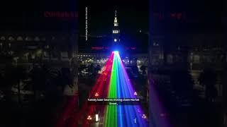 World’s largest rainbow flag illuminates San Franciscos Market Street [upl. by Nyledaj316]