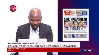 NYOTA TV LIVE UCHAMBUZI WA MAGAZETI [upl. by Gene]