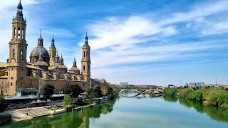 Walking in Zaragoza Spain [upl. by Kamat747]