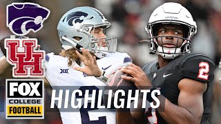 No 17 Kansas State Wildcats vs Houston Cougars Highlights  FOX College Football [upl. by Nosydam]