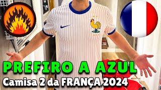 Camisa da França versão branca 2024 Eurocopa [upl. by Analat]