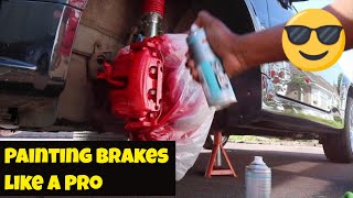 Painting Brake Calipers on my Audi TT [upl. by Phillie]