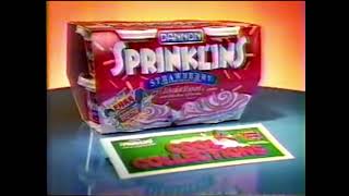 DANNON SPRINKLINS YOGURT COMMERCIAL 1993 [upl. by Heddie]