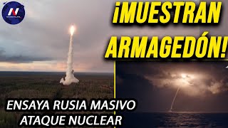 ¡Ensaya Rusia masivo ataque nuclear Así será el final con la triada nuclear Putin encabezó muestra [upl. by Ramsay]