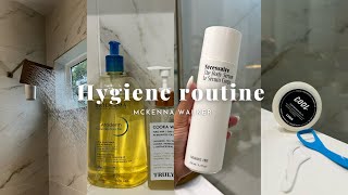 My simple hygiene routine 2023  feminine hygiene tips  how to smell good all day  mckennawalker [upl. by Uticas]