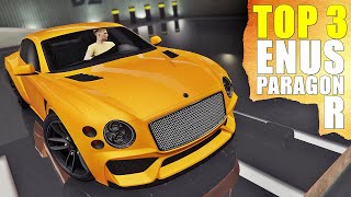 Enus Paragon R  Best TOP 3 Customization Paint Job Guide  GTA ONLINE [upl. by Friederike]