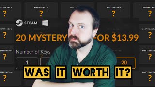 I Bought 20 Fanaticalcom Mystery Steam Keys  Heres What Happened [upl. by Ahgiel]