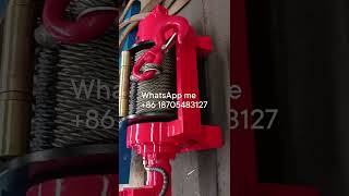 15ton hydraulic winch for wreckertowing truck WhatsApp86 18705483127 winch hydraulicwinch [upl. by Leckie]