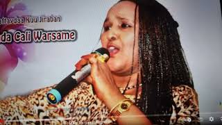 Hees Nafteydaa kuu jirabane Saado Cali Warsame reaction [upl. by Anirda655]