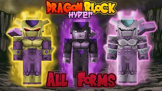 Dragon Block C  All Frieza Forms on Hyper  DBC HyperCore [upl. by Ethan]