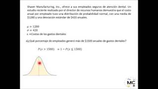 Distribución normal estándar ejercicios resueltos [upl. by Aillij530]