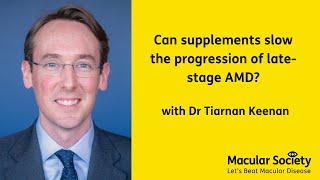 Can supplements slow the progression of latestage AMD [upl. by Acir]