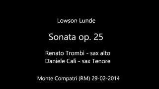 Lawson Lunde Sonata op 25 DUO ACCENT [upl. by Girvin]