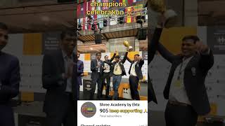 Champions celebration motivation dance chess trending viral [upl. by Anidem]