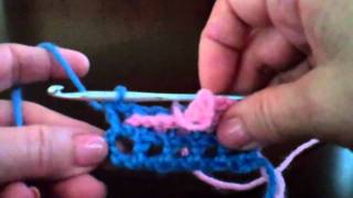 Interlocking Crochet™  5 How to End A amp B Rows [upl. by Suiravaj]