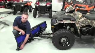 Glacier® Pro HD Plow System Install ATV  Polaris OffRoad Vehicles [upl. by Eelyk]