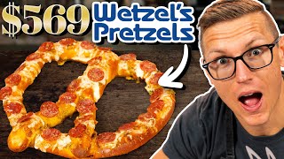 569 Wetzels Pretzels Taste Test  Fancy Fast Food [upl. by Arbas]