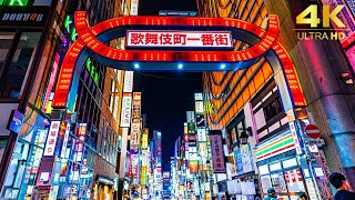 Shinjuku Kabukicho walking in the middle of the night 真夜中の歌舞伎町  June 2024  4K [upl. by Serrell377]