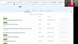 How to Use FastWeb to find and apply for scholarships [upl. by Bonnibelle]