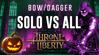 1 vs ALL  Throne and Liberty  BowDagger Smallscale PvP [upl. by Afaw]