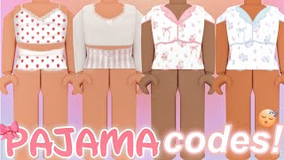 aesthetic roblox pajamas WITH CODES  LINKS  BLOXBURG BROOKHAVEN BERRY AVENUE [upl. by Jacobsohn]