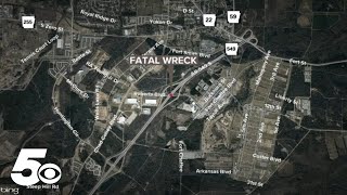 Bicyclist dies in Fort Smith wreck [upl. by Magavern84]