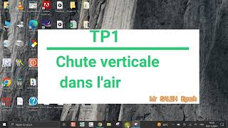 TP1  Chute verticale dans lair avec latis pro [upl. by Ahsinirt882]