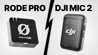 DJI Mic 2 vs Rode Pro  Best Wireless Microphone 2024 Ultimate Comparison [upl. by Suhpesoj]