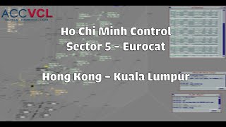 Ho Chi Minh Control Timelapse  Sector 5 Oceanic  June 8th 2024 [upl. by Amandi735]