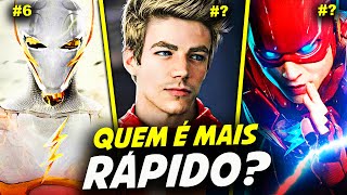 36 FLASHS TODOS OS VELOCISTAS EM ORDEM DE VELOCIDADE  THE FLASH [upl. by Gitlow102]